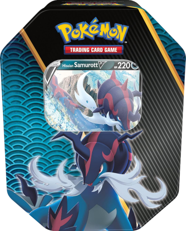 Pokémon TCG: Divergent Powers Tin – Hisuian Samurott V (EU Version)