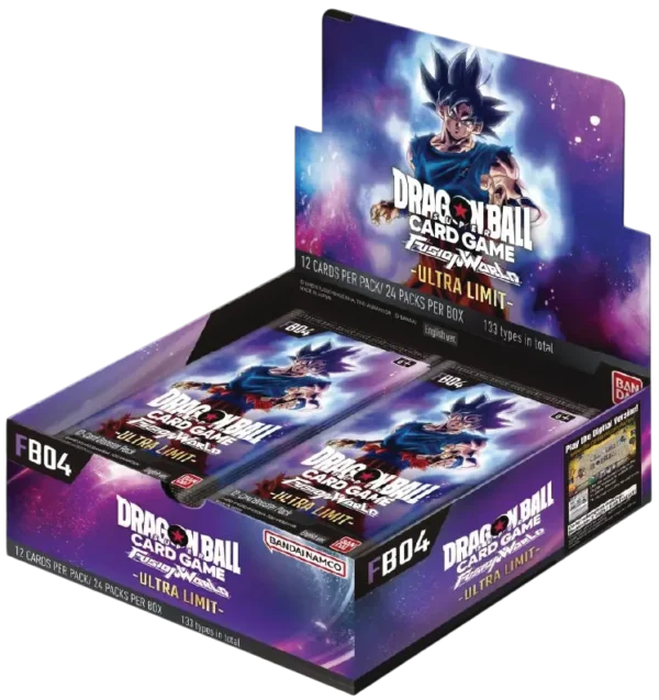Dragon Ball Super Card Game Fusion World: FB04 – Ultra Limit Booster Box (24 Packs) – English