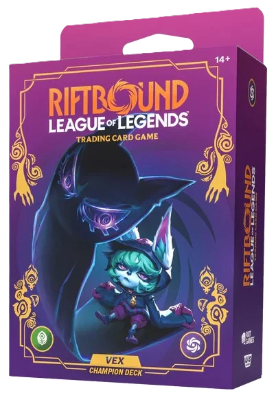 Riftbound: League of Legends TCG – Set 03: Unleashed Champion Deck: Vex – English